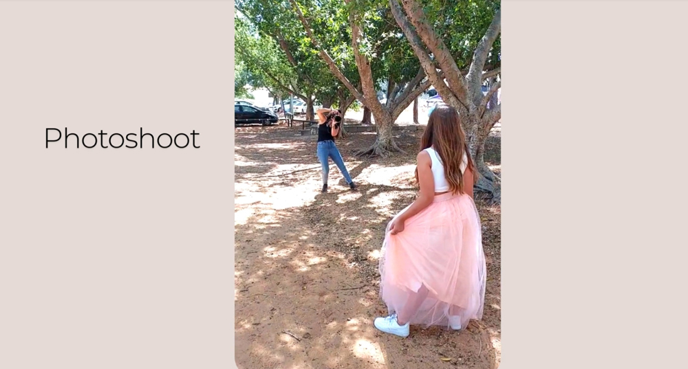 אורית גז צלמת מאחורי הקלעים